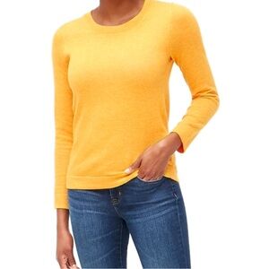 j. crew facory gold teddie crewneck sweater